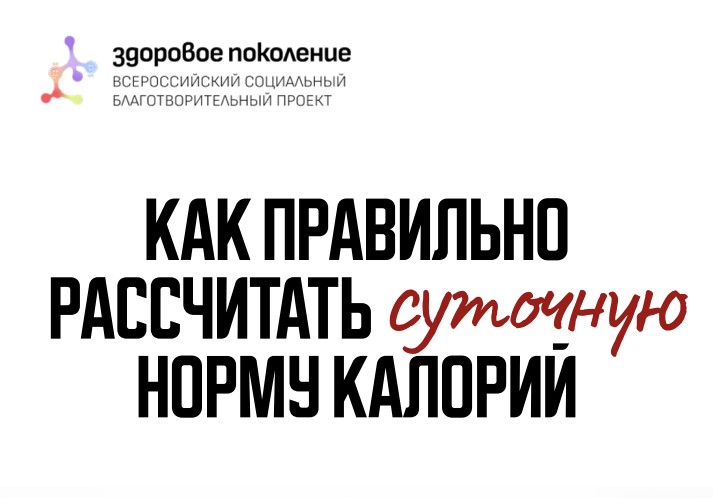 Неделя подсчета калорий