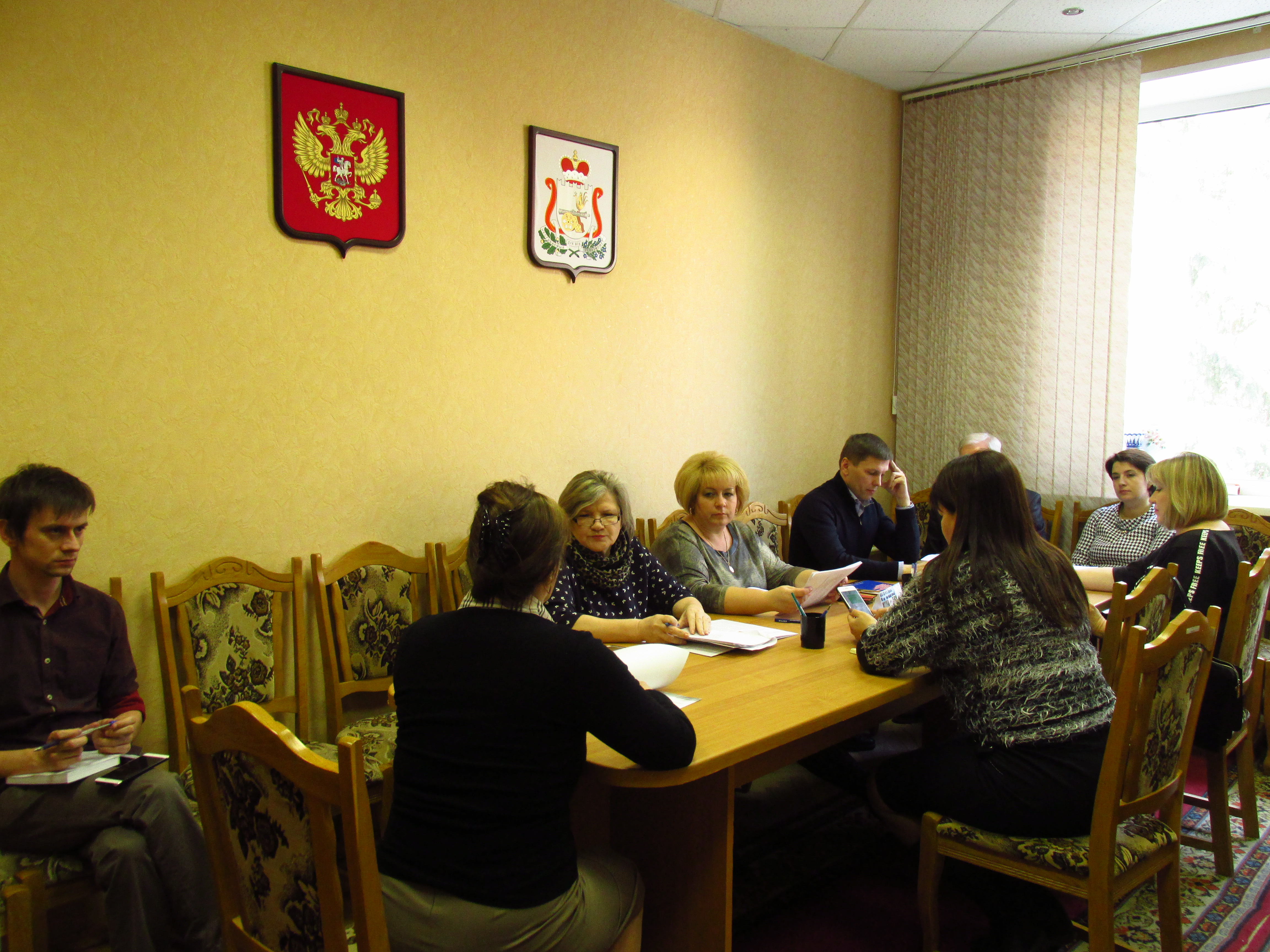 Заседание постоянной комиссий Вяземского районного Совета депутатов по бюджету и муниципальной собственности