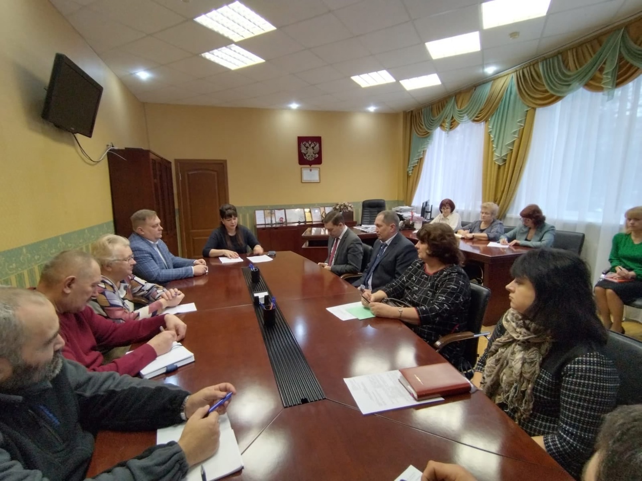 Совещание с главами сельских поселений Вяземского района